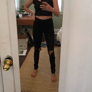 Urban outfitters black skinny jeans